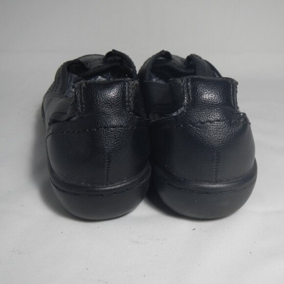 Flex Step Sandal Fisherman Mary Jane Memory Foam Sandals Black EUC PU Leather 8W - Picture 7 of 7